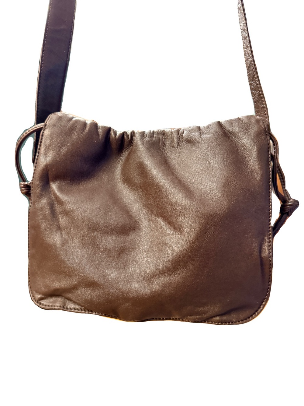 Loewe Vintage Flamenco Leather Crossbody Bag - Brown Anagram - Picture 4 of 14